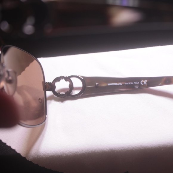 AUTHENTIC! MONT BLANC SUNGLASSES 169S SILVER - Picture 2 of 6